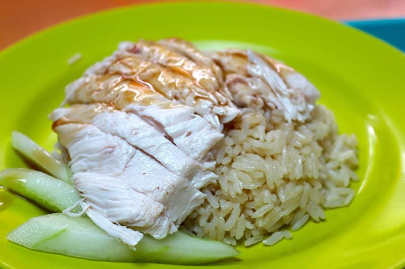 Hainan chicken rice